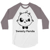 sweaty panda 3/4 Sleeve Shirt
