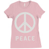 peace sign Ladies Fitted T-Shirt