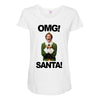 omg santa will ferrell Maternity Scoop Neck T-shirt