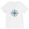 compass sun V-Neck Tee