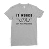 It Works On My Machine Ladies Fitted T-Shirt