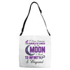i love someone with pancreatic cancer to the moon &amp; back to infınıty Adjustable Strap Totes