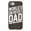 world's okayest dad funny iPhone 8