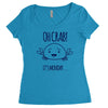 crabby day Women's Triblend Scoop T-shirt