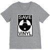 save the vinyl V-Neck Tee