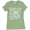 nobody ever got sick from smoking tyres Ladies Fitted T-Shirt