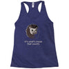 it's what's inside that counts Racerback Tank