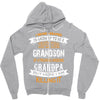 Super Cool Grandson Of A Freaking Awesome Grandpa Zipper Hoodie