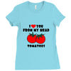 from my head tomatoes Ladies Fitted T-Shirt
