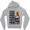 super saiyan quitting is not Zipper Hoodie
