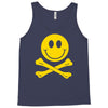 smiley pirate skull and crossbones Tank Top