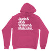 a litle life book white logo Unisex Hoodie