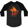 mega fire 3/4 Sleeve Shirt
