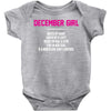 December Girl Hated By Many Baby Onesie