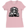 evil skull humor Ladies Fitted T-Shirt