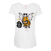 monster i will bee bat Maternity Scoop Neck T-shirt