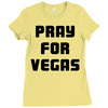 pray for las vegas Ladies Fitted T-Shirt