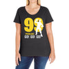 go! go! go! batle royal gaming Ladies Curvy T-Shirt