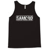 samcro funny retro biker gang sons fancy dress anarchy vintage Tank Top