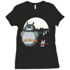 totoro super hero Ladies Fitted T-Shirt