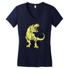 tyrannosaurus rex Women's V-Neck T-Shirt