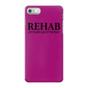 funny t shirt rehab is for quitters rude tee offensive shirt iPhone 7 Case