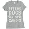 pet dog ladies slogan Ladies Fitted T-Shirt