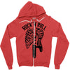 rock and roll Zipper Hoodie
