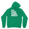 eat sleep game repeat Unisex Hoodie
