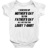 I Screwed Mothers Day So Fathers Day Lousy Tshirt Baby Bodysuit