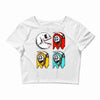 pac skull copy Crop Top