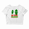 oh yeah kaleween Crop Top