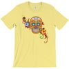 women's sugar skull purple T-Shirt