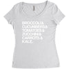 vegan Women's Triblend Scoop T-shirt
