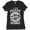Leo Hated By Many Wanted By Plenty Ladies Fitted T-Shirt