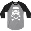 stormtrooper skull 3/4 Sleeve Shirt