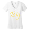 big Women's V-Neck T-Shirt