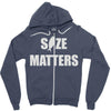 size matters Zipper Hoodie