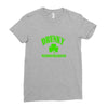 drunky mcdrunkerson Ladies Fitted T-Shirt