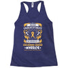 Never Underestimate The Strength Of A Childhood Cancer Warrior Racerback Tank