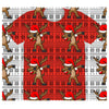 christmas reindeer dabbing All Over Women's T-shirt