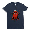 deadpool minion Ladies Fitted T-Shirt