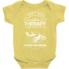 I Don't Need Therapy Just to Go Mountain Biking Baby Onesie