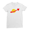 the spaceman logo Ladies Fitted T-Shirt