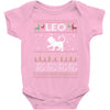 leo christmas ugly sweater Baby Onesie