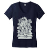 battle fungale Women's V-Neck T-Shirt