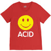 acid house smiley face 90's rave club hardcore party V-Neck Tee