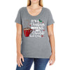 it's a christmas movies and hot chocolate kind of day Ladies Curvy T-Shirt