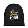 kings are born in 1989 Baby Beanies