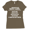 Smartass May Girl Ladies Fitted T-Shirt